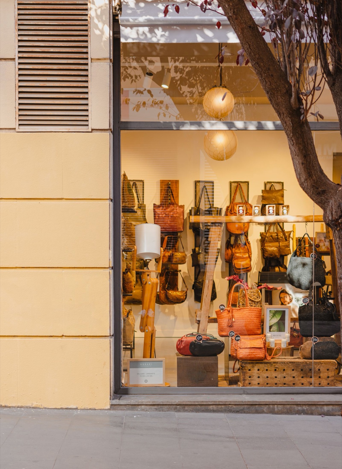 Retail storefront window display of goods for sale, representing U.S. retail sales and consumer spending